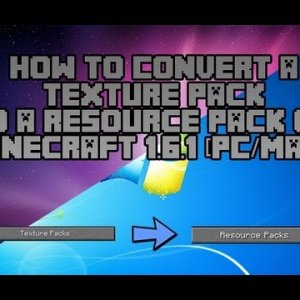 How to Convert a Texture Pack to a Resource Pack on Minecraft 1.6.1 [PC/Mac]